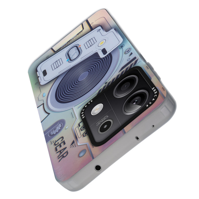 Rainbow Circuit Print Hard Case For Redmi Note 13 5G