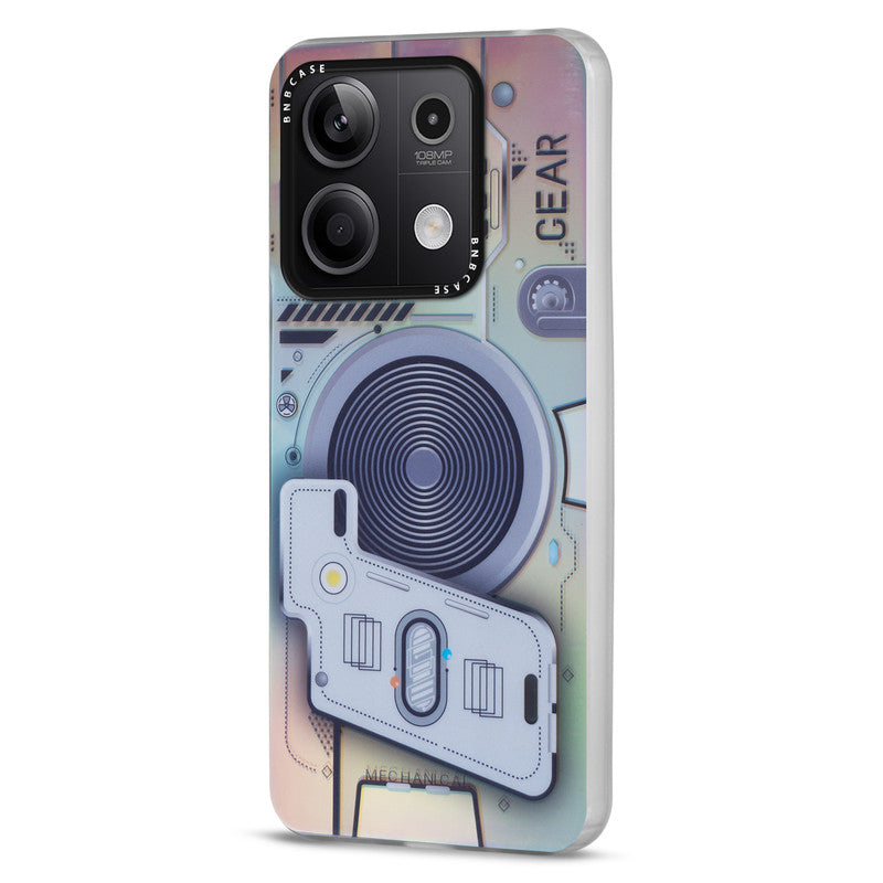 Rainbow Circuit Print Hard Case For Redmi Note 13 5G