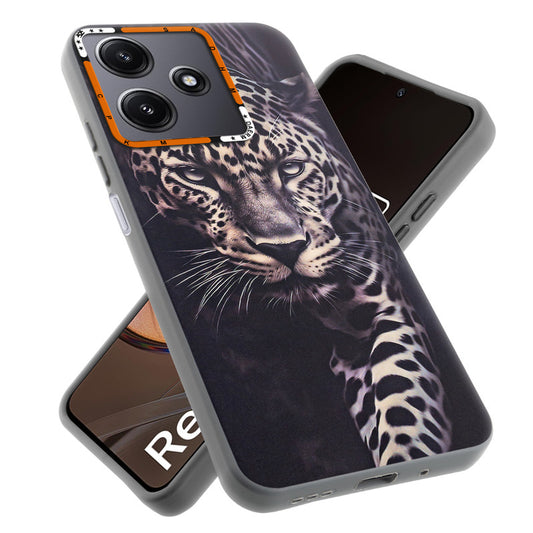 Dark Elegant Wild Creatures Printed Back Cases For Redmi 12 5G