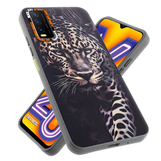 Dark Elegant Wild Creatures Printed Back Cases For Vivo Y20