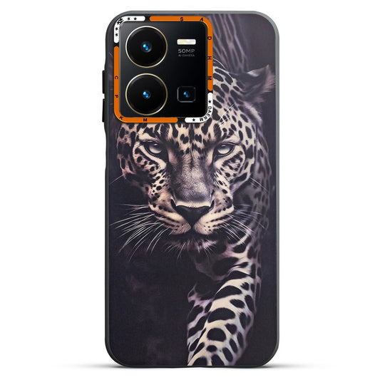Dark Elegant Wild Creatures Printed Back Cases For Vivo Y35 4G