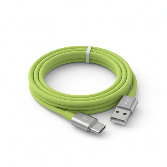 Green USB Charging Cable