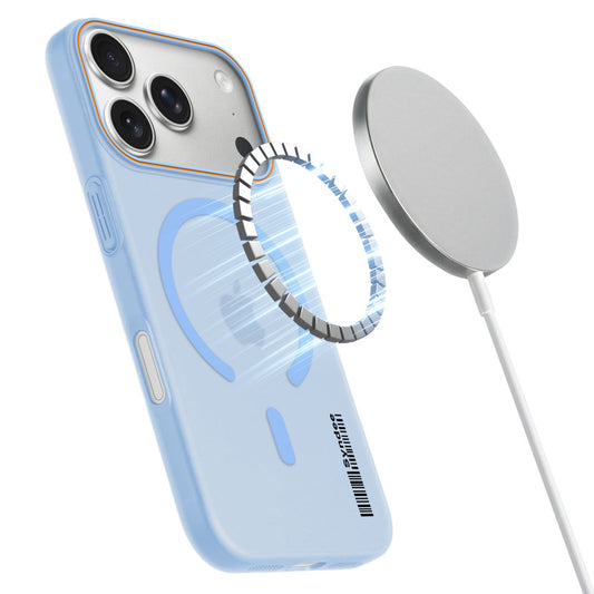 Colourful Frosted Matte Wireless Charging Support Back Cover Case for Apple iPhone 18 Pro Max With Raised Camera Protection