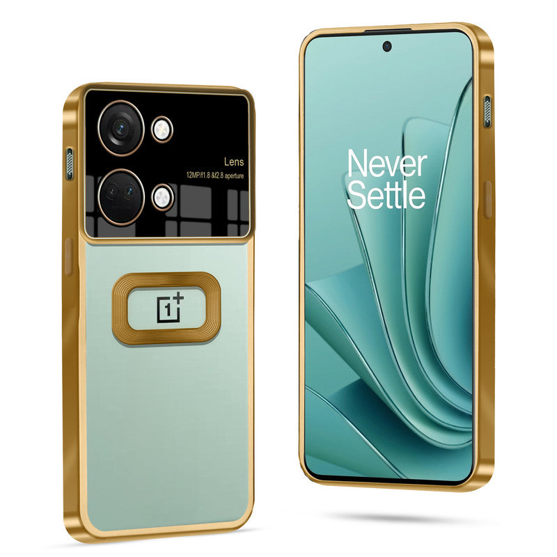 Clear Logo Cut Case with Raised Camera Guard for OnePlus Nord 3 5G