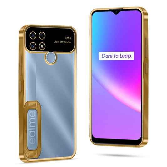 Clear Logo Cut Case with Raised Camera Guard for Realme C12