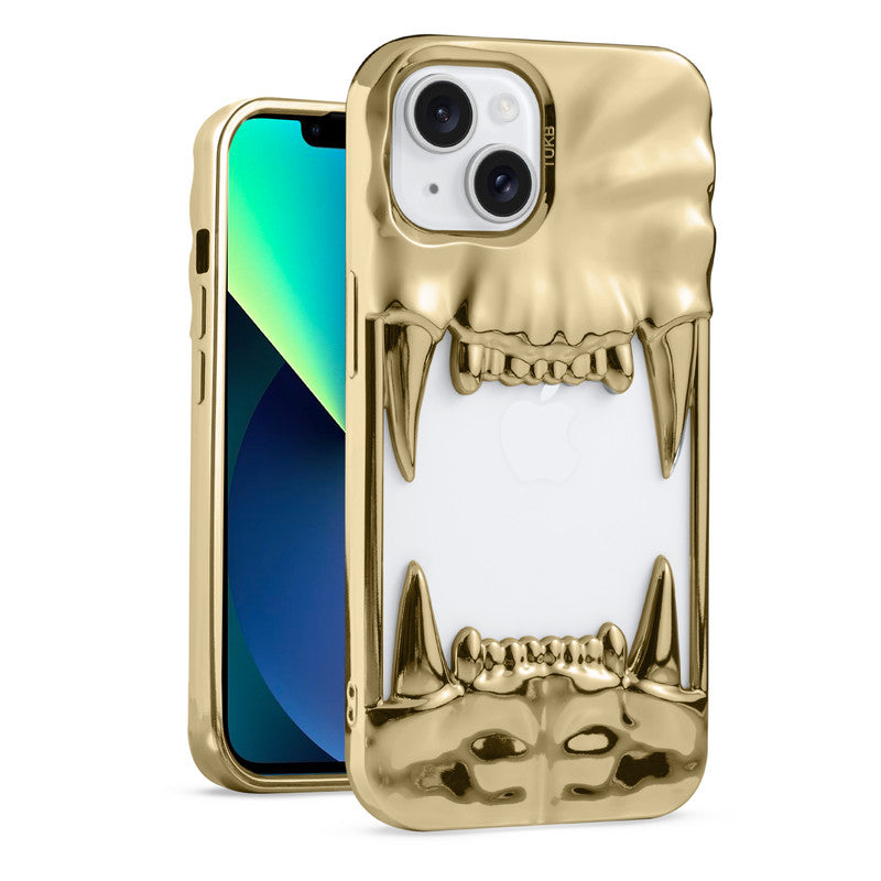 3D Tiger Fang Back Case for Apple iPhone 13, A Wild and Fearless Vibe