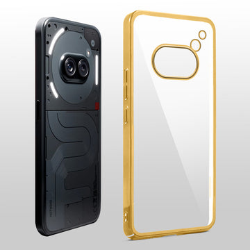 Crystal Clear Premium Shiny colorful Edges Hard Back Case For Nothing Phone 2A Plus