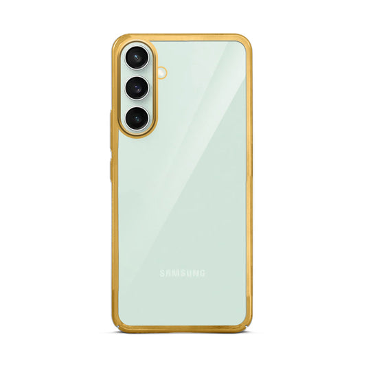 Crystal Clear Premium Shiny Edges Hard Back Case For Samsung S24 FE 5G