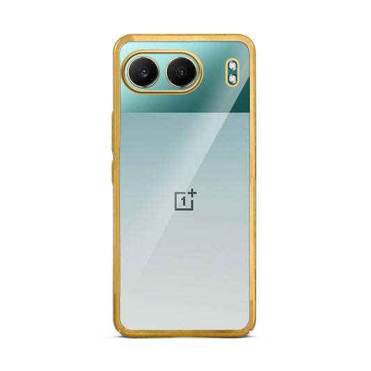 Crystal Clear Premium Shiny colorful Edges Hard Back Case For OnePlus Nord 4 5G