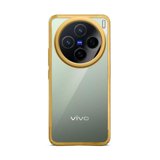Crystal Clear Premium Shiny Edges Hard Back Case For Vivo X200 5G