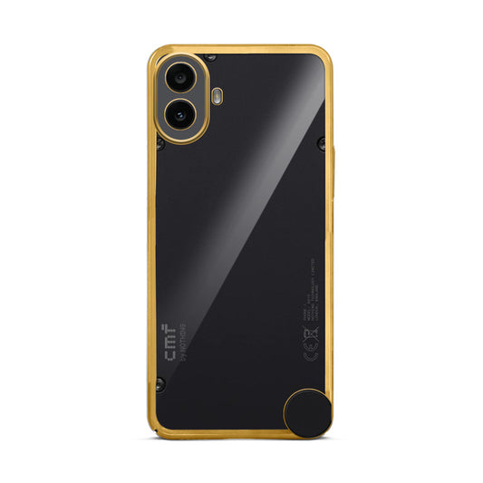 Crystal Clear Premium Shiny Edges Hard Back Case For CMF by Nothing Phone 1