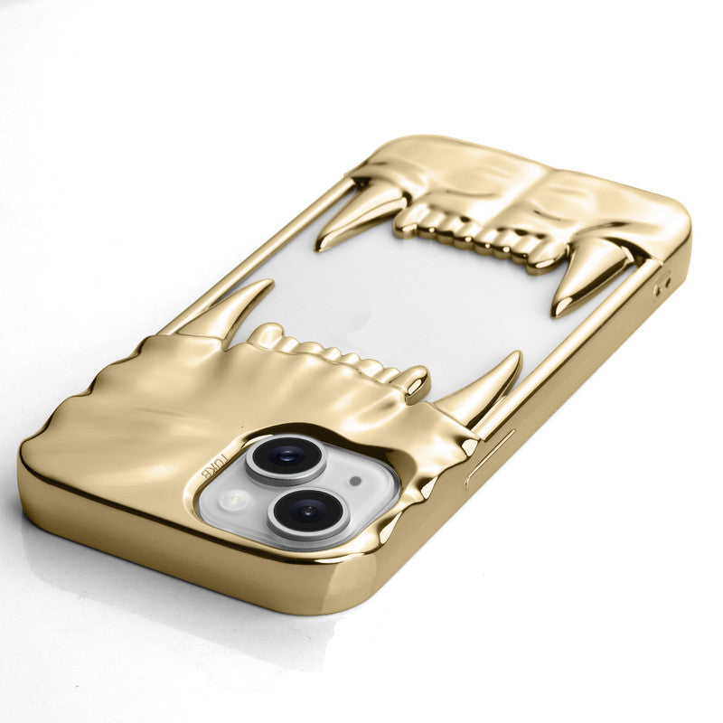 3D Tiger Fang Back Case for Apple iPhone 13, A Wild and Fearless Vibe