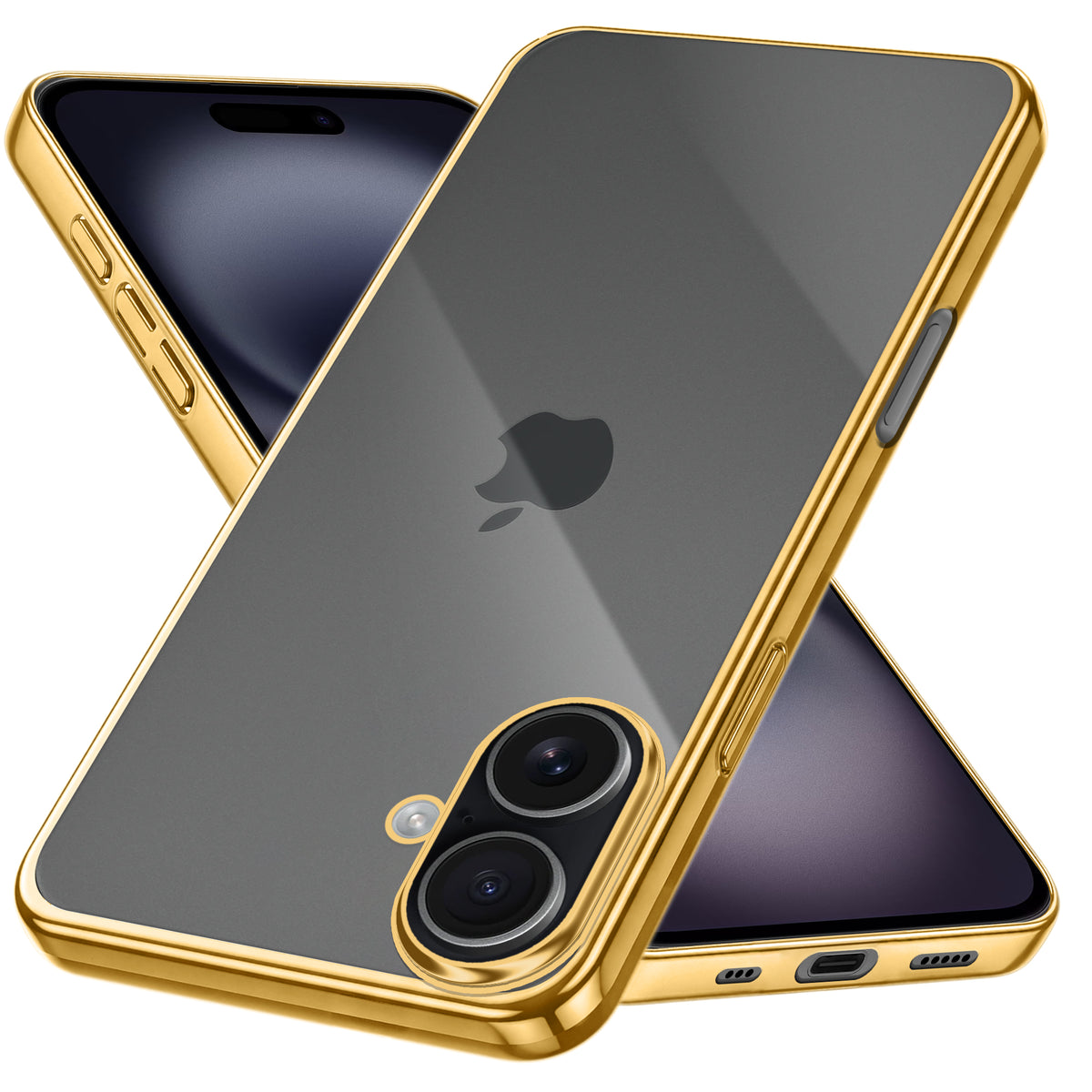 Shiny Edge Cuts Case for Apple iPhone 16