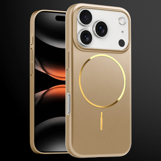 Slim Hard Shell Back Case for Apple iPhone 17 Pro Max , Shiny Finish with Built in MagSafe Support
