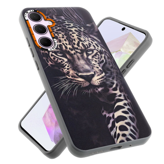 Dark Aesthetic Wild Animal Printed Back Cases For Samsung A35 5G
