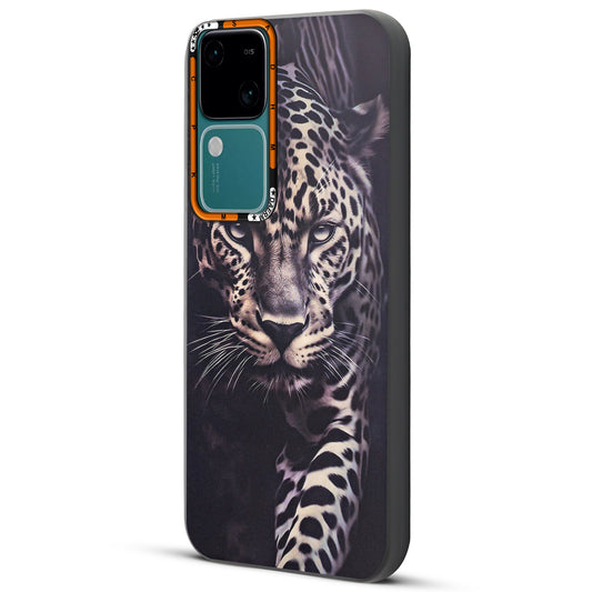 Dark Aesthetic Wild Animal Printed Back Cases For Vivo V30 5G