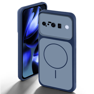 Dual tone silicone Blue back cover for Google Pixel 10 5G showing camera protection and design