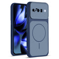 Full protective dual tone Blue silicone case for Google Pixel 10 5G showing front and back design coverage