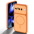 Dual tone silicone Orange back cover for Google Pixel 10 5G showing camera protection and design