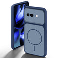 Dual tone silicone Blue back cover for Google Pixel 9A 5G showing camera protection and design
