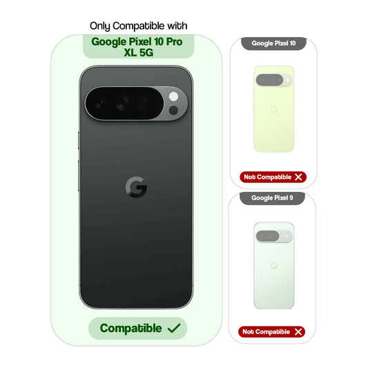 Transparent Shockproof Phone Back Cover Case With Raised Edges For Google Pixel 10 Pro XL 5G