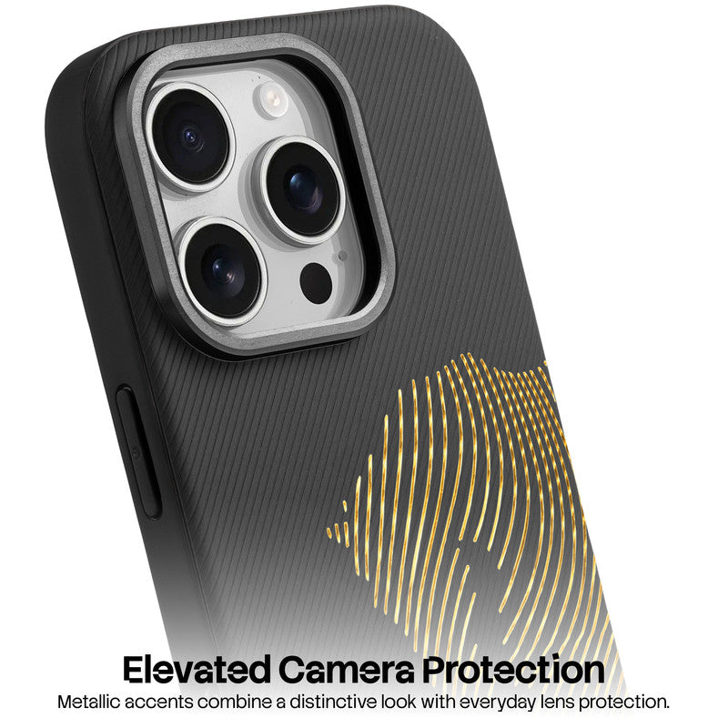 Premium Horse Textured MagSafe Case for Apple iPhone 15 Pro Max with Metallic Camera Protection & Microfiber Lining
