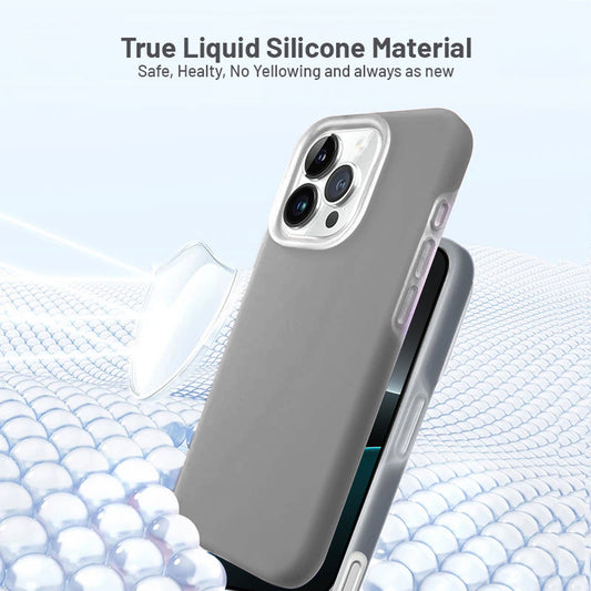 Smooth Touch Soft Silicone Back Case for Apple iPhone 16 Pro Max with Camera Protection for a Sleek and Stylish Look
