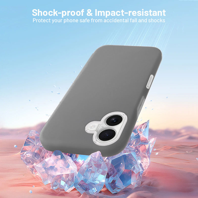 Smooth Touch Soft Silicone Back Case for Apple iPhone 16 Plus with Camera Protection for a Sleek and Stylish Look
