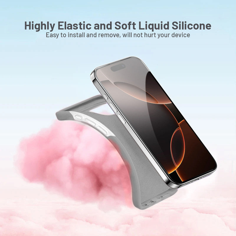 Smooth Touch Soft Silicone Back Case for Apple iPhone 16 Pro with Camera Protection for a Sleek and Stylish Look