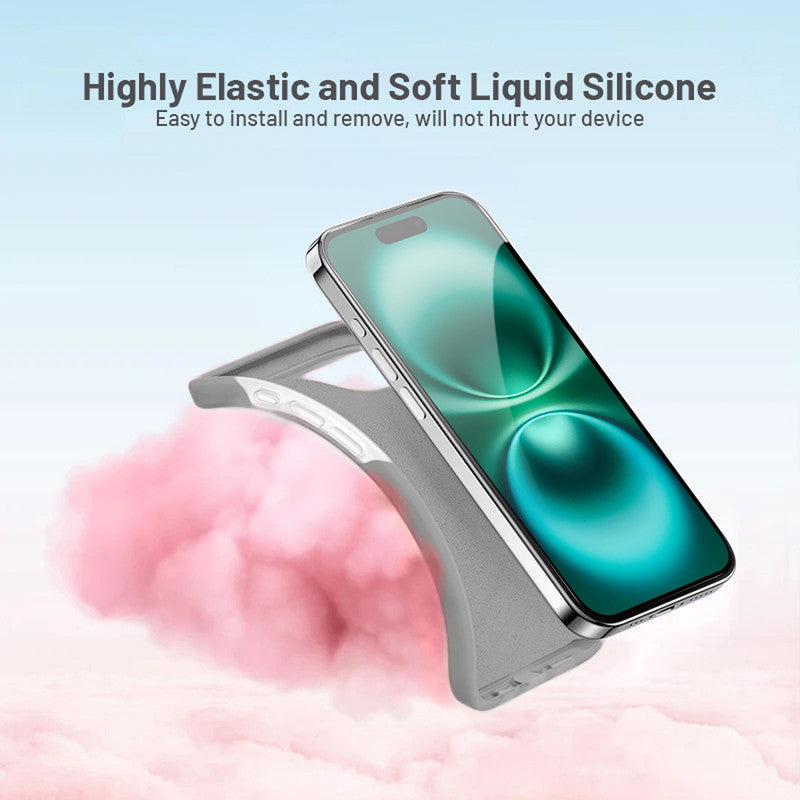 Smooth Touch Soft Silicone Back Case for Apple iPhone 16 Plus with Camera Protection for a Sleek and Stylish Look