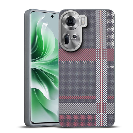Elegant Hybrid Pattern Design Back Case For Oppo Reno 11 5G