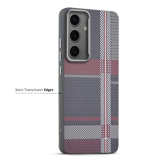 Elegant Hybrid Pattern Design Back Case For Samsung S24 5G