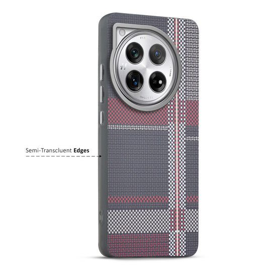 Elegant Hybrid Pattern Design Back Case For OnePlus 12R 5G