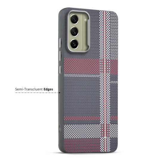 Elegant Hybrid Pattern Design Back Case For Samsung S21 FE 5G