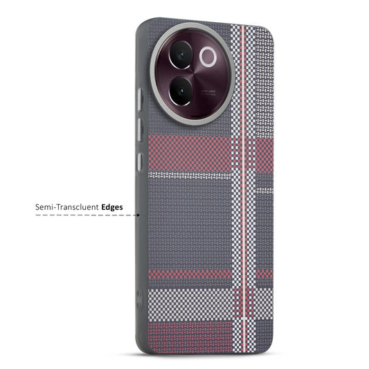 Elegant Hybrid Pattern Design Back Case For Vivo V30e 5G