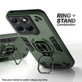 Motorola G37 5G case with foldable ring stand for hands-free viewing in kickstand position