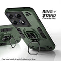 Motorola Moto Edge 70 Pro 5G case with foldable ring stand for hands-free viewing in kickstand position