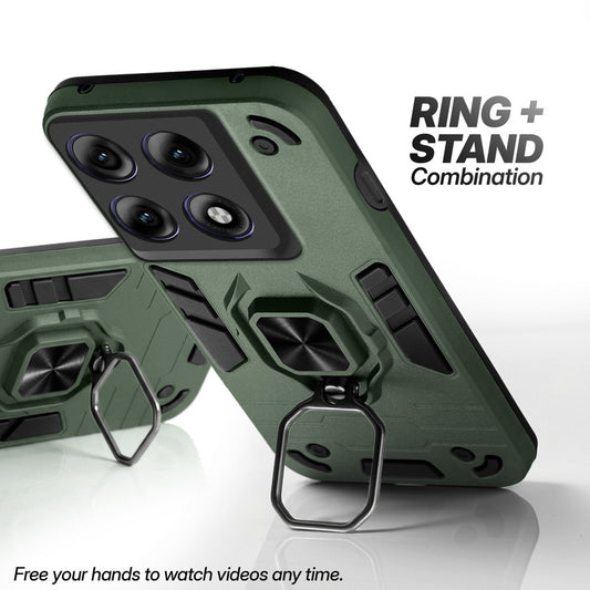 Motorola Moto Edge 70 Pro Plus 5G case with foldable ring stand for hands-free viewing in kickstand position