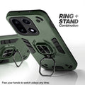 OnePlus 15 5G case with foldable ring stand for hands-free viewing in kickstand position