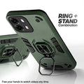 Oppo A6 Pro 5G case with foldable ring stand for hands-free viewing in kickstand position
