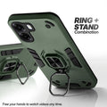 Oppo A6x 5G case with foldable ring stand for hands-free viewing in kickstand position