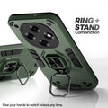 Oppo F31 Pro 5G case with foldable ring stand for hands-free viewing in kickstand position
