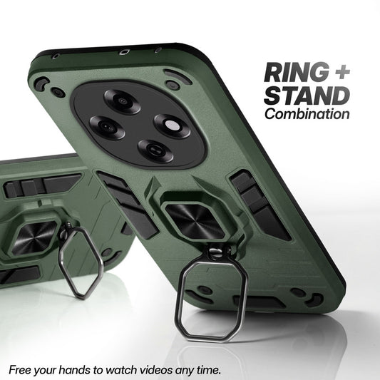 Oppo F31 Pro 5G case with foldable ring stand for hands-free viewing in kickstand position