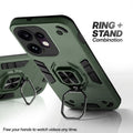 Oppo Reno 16 5G case with foldable ring stand for hands-free viewing in kickstand position
