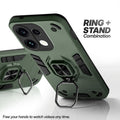 Oppo Reno 16 Pro 5G case with foldable ring stand for hands-free viewing in kickstand position