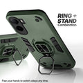 Poco C85x 5G case with foldable ring stand for hands-free viewing in kickstand position