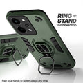 Realme P4 Power 5G case with foldable ring stand for hands-free viewing in kickstand position