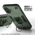 Samsung F70e 5G case with foldable ring stand for hands-free viewing in kickstand position