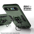 Vivo X300 FE 5G case with foldable ring stand for hands-free viewing in kickstand position