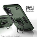 Vivo Y400 5G case with foldable ring stand for hands-free viewing in kickstand position